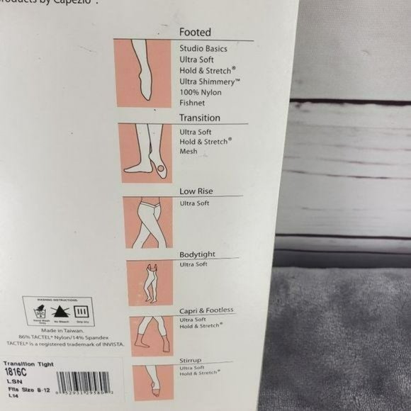Capezio transition tight sz 8-12 ultra soft #1816C - Picture 7 of 7